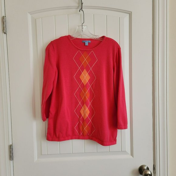 Izod Pink Sweater Size XL - Picture 9 of 13